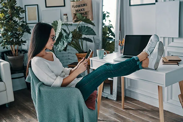Work from home freedom